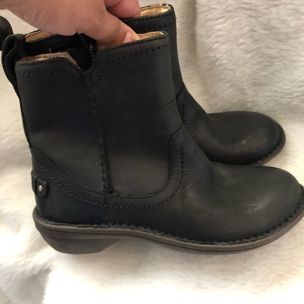 UGG leather ankle boots